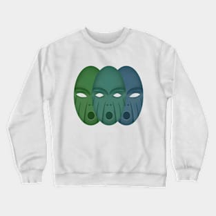 Three Aliens Crewneck Sweatshirt